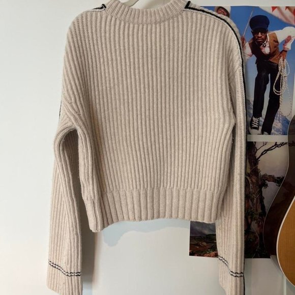 Acne Studios Cropped Oat Sweater - Picture 5 of 6